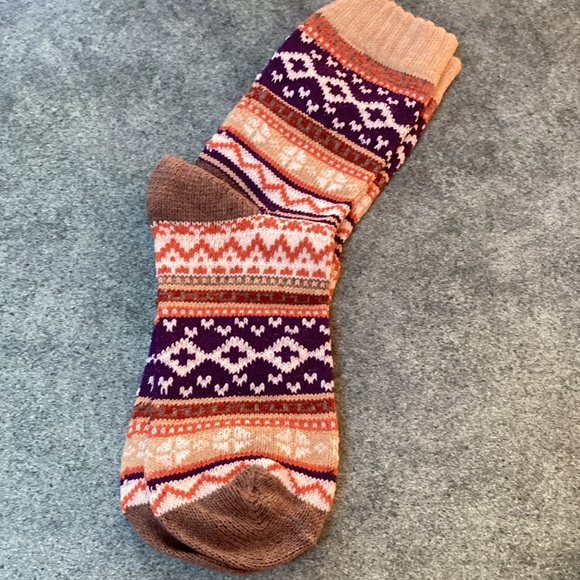 New Socks Vintage Pattern Socks, Warm & Comfy Mid Tube Socks Average size - Picture 5 of 6